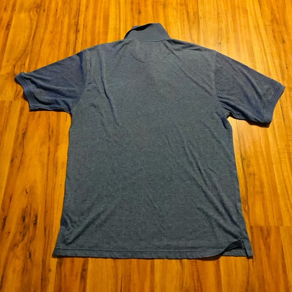 George Men’s Heather Blue Short Sleeve Polo Size Large - Picture 7 of 12
